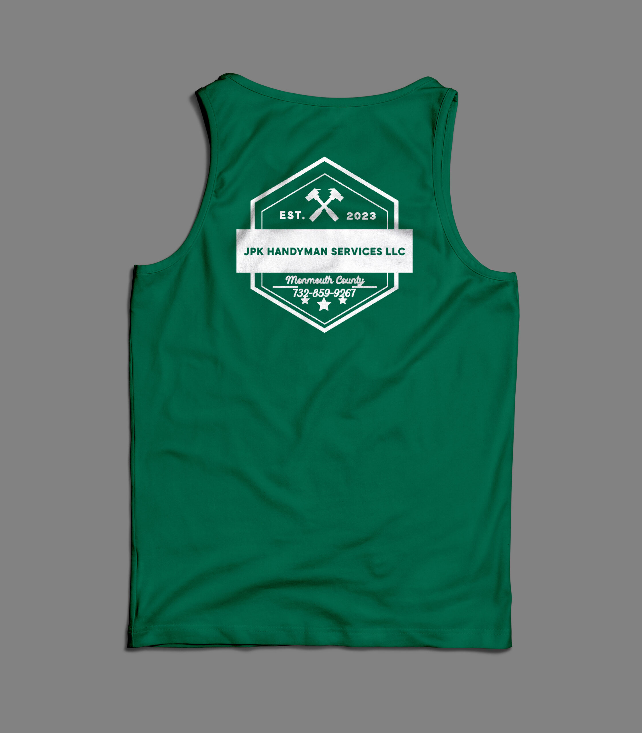 JPK-handyman-tank-top-bottle-green-back